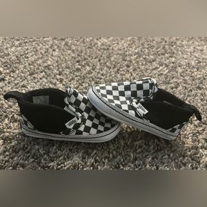 Baby checkered vans